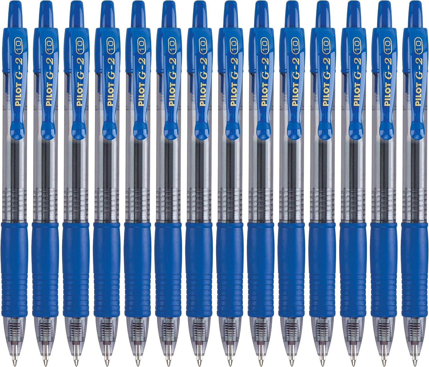 PILOT G2 Premium Gel Pens, Bold Point 1.0mm, Blue Ink, 14-Pack